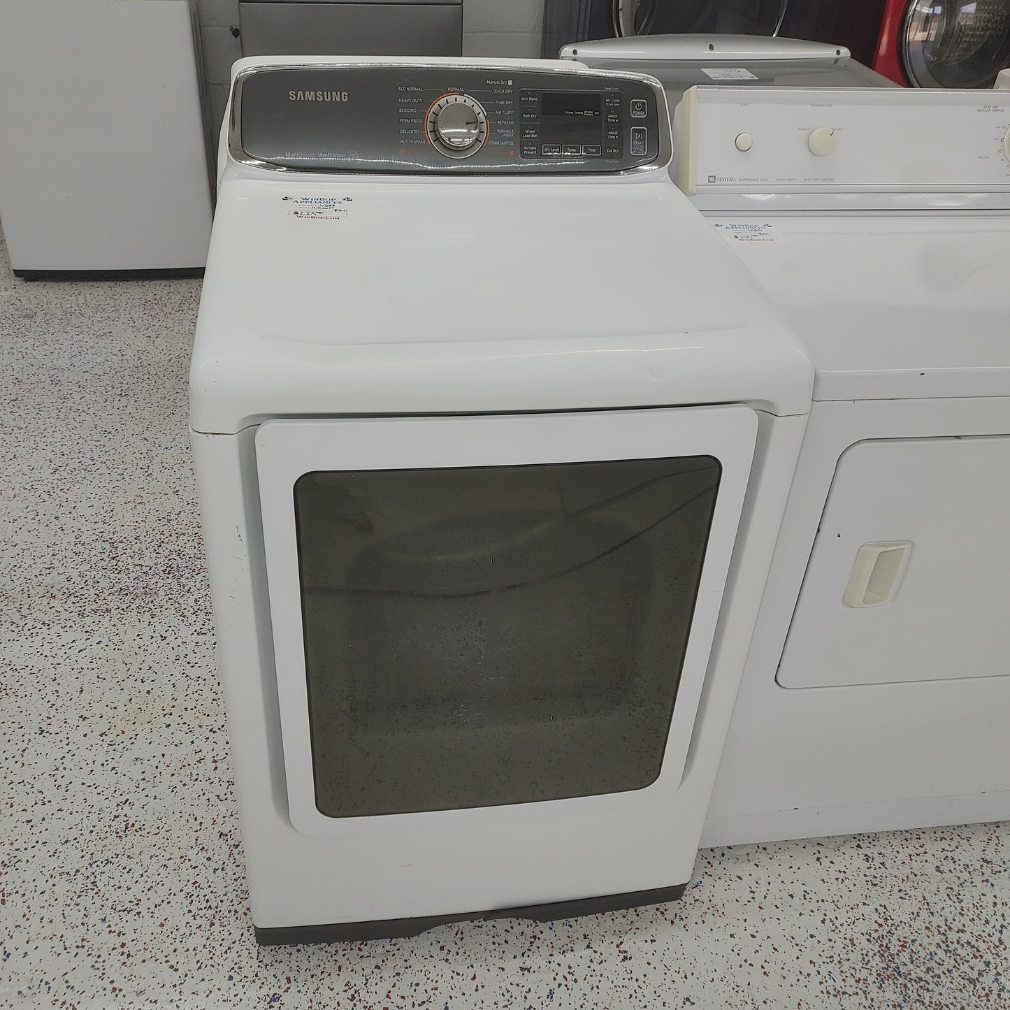 Used Samsung 7.4 cubic ft Electric Dryer with steam