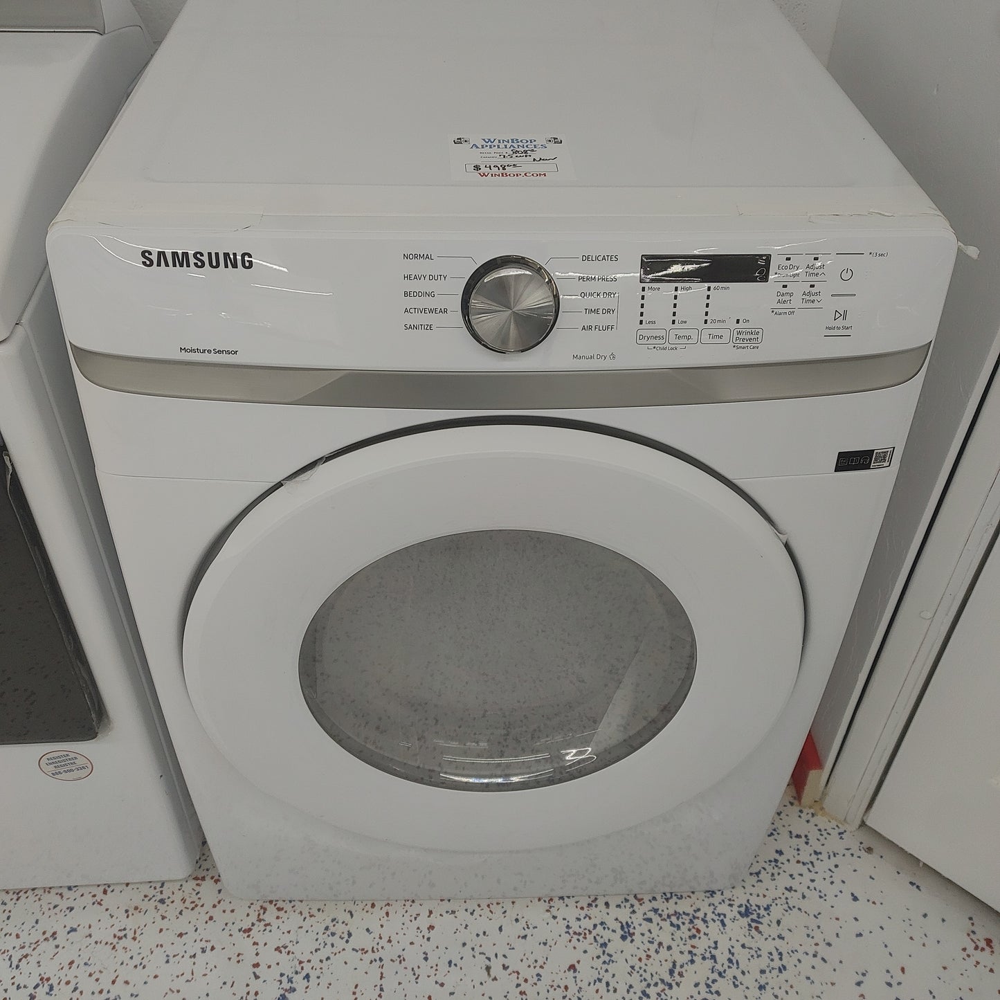 New Samsung 7.5 Electric Dryer
