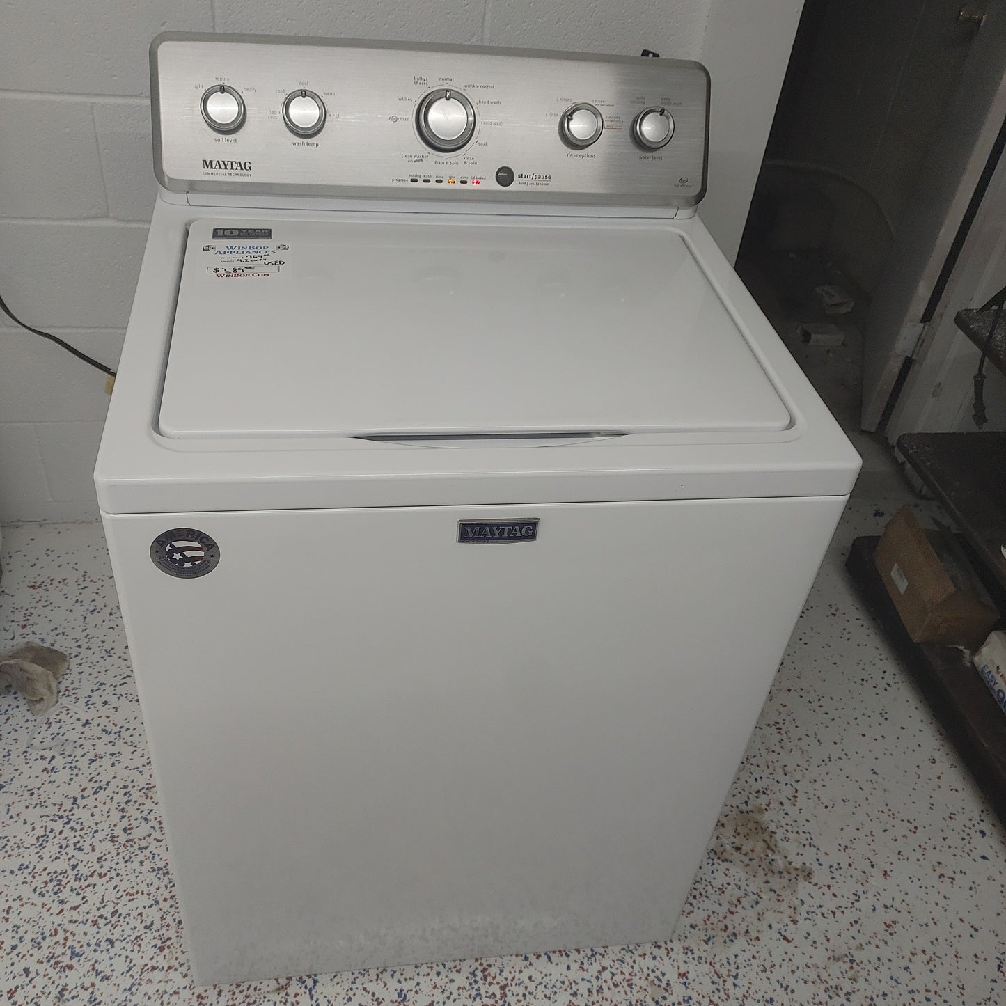 Used Maytag 4.2 Cubic Ft Top Load Washer with Agitator