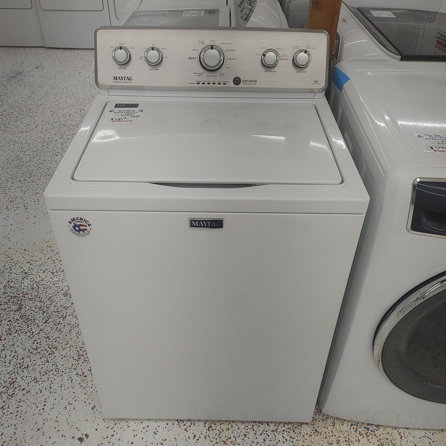 Used Maytag 4.2 Cubic Ft Top Load Washer with Agitator